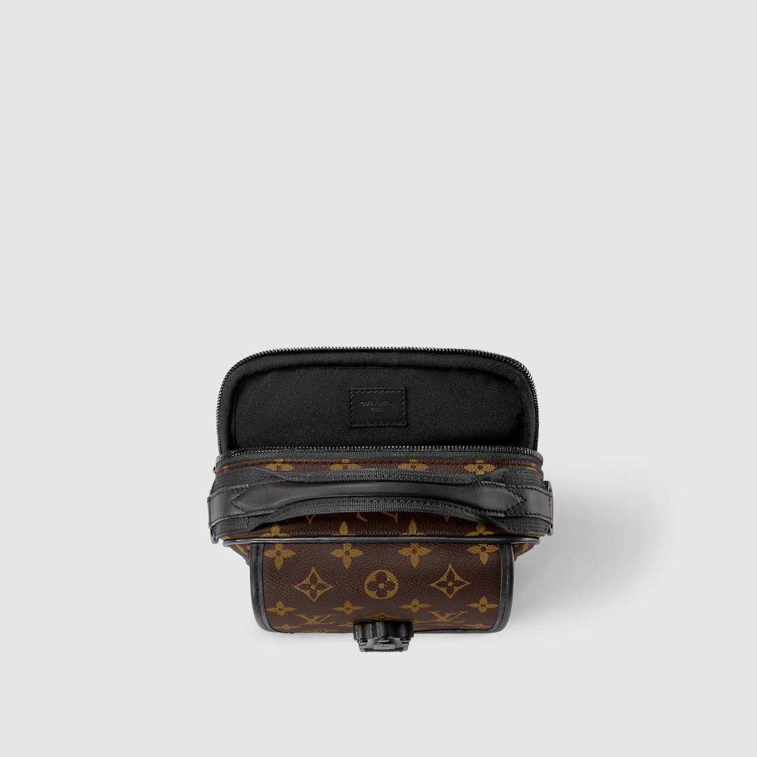 Túi Louis Vuitton Quest Messenger Monogram Macassar Nam Nâu